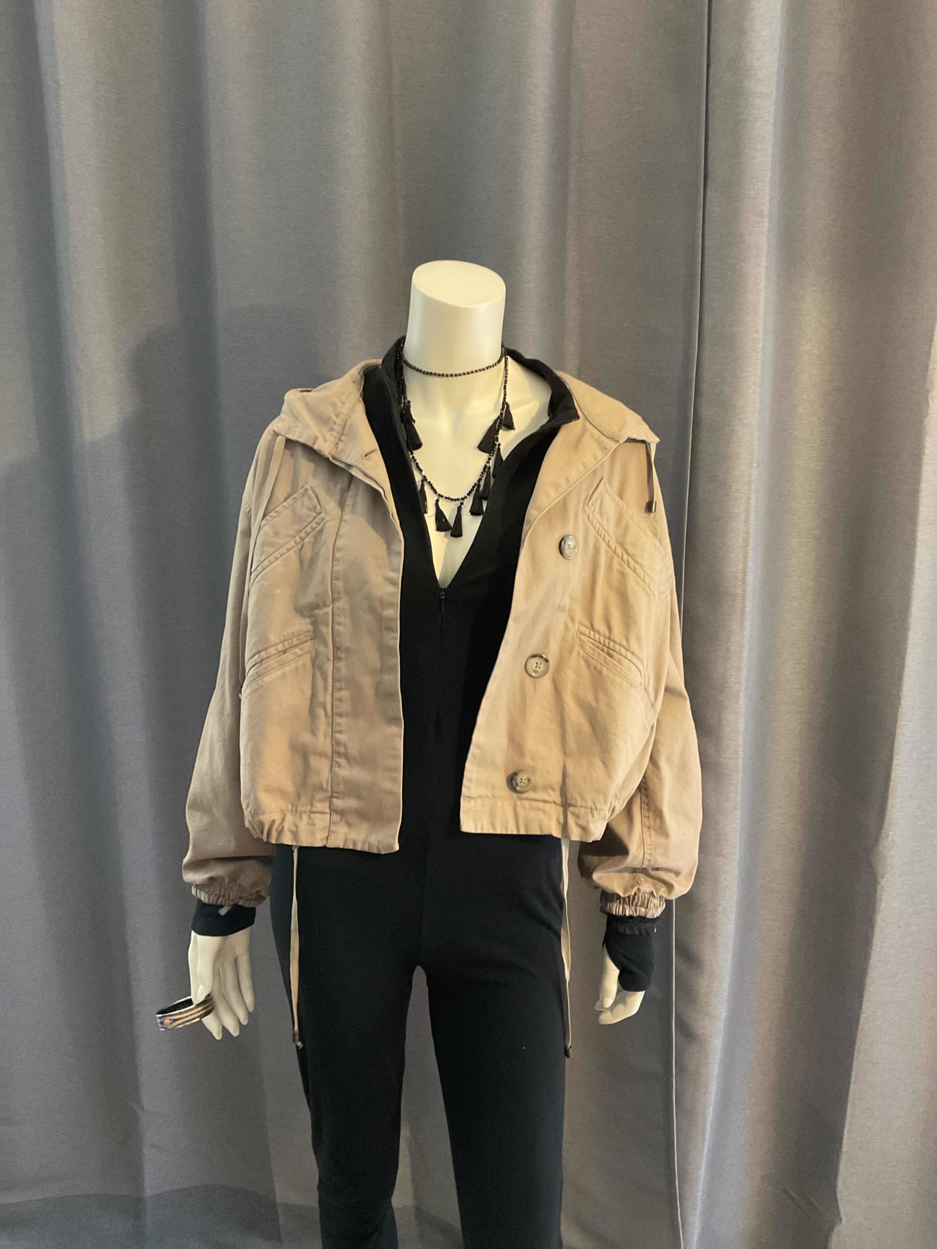 Veste mi-saison beige S