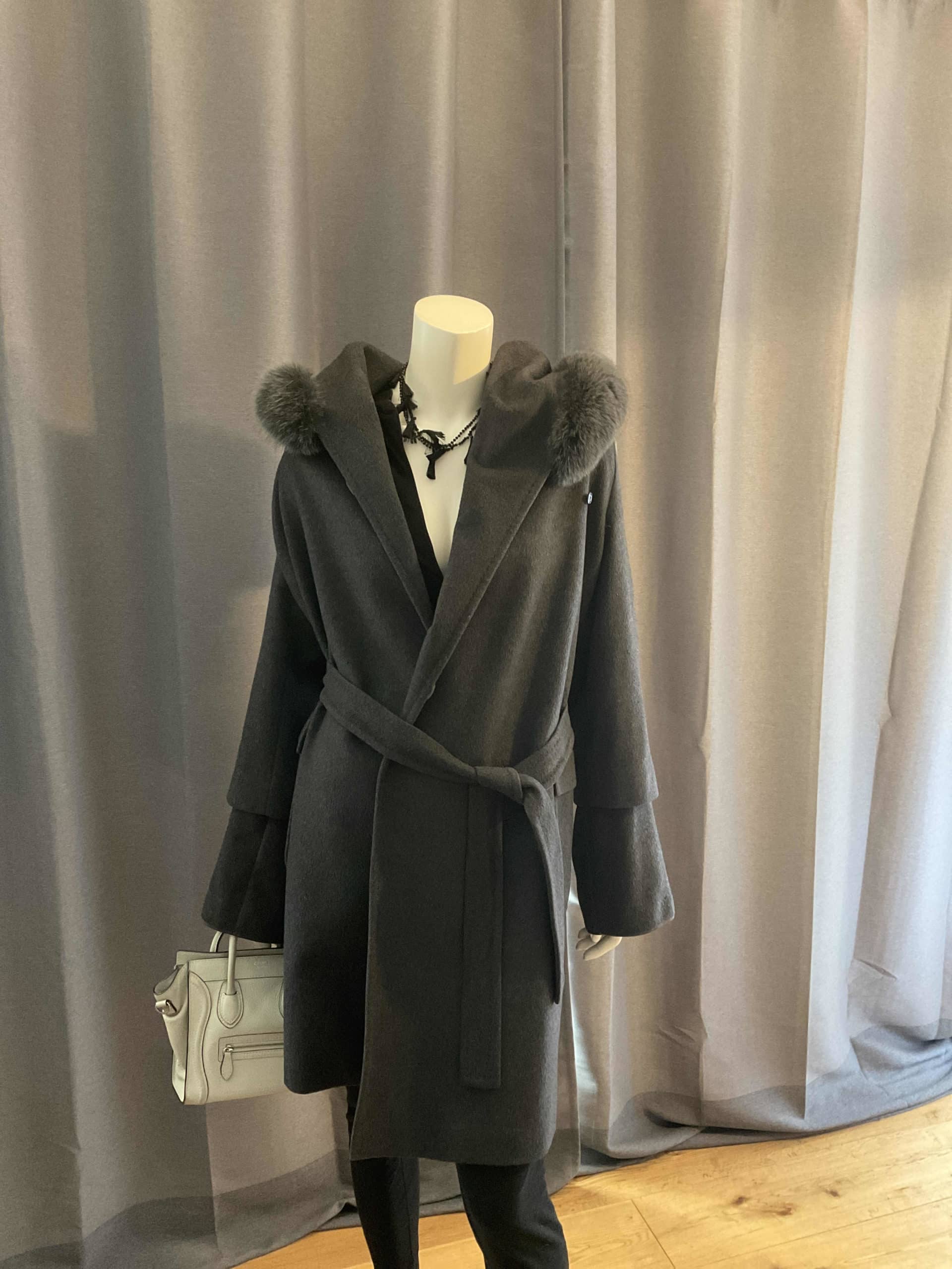 Manteau caschmere gris M/L