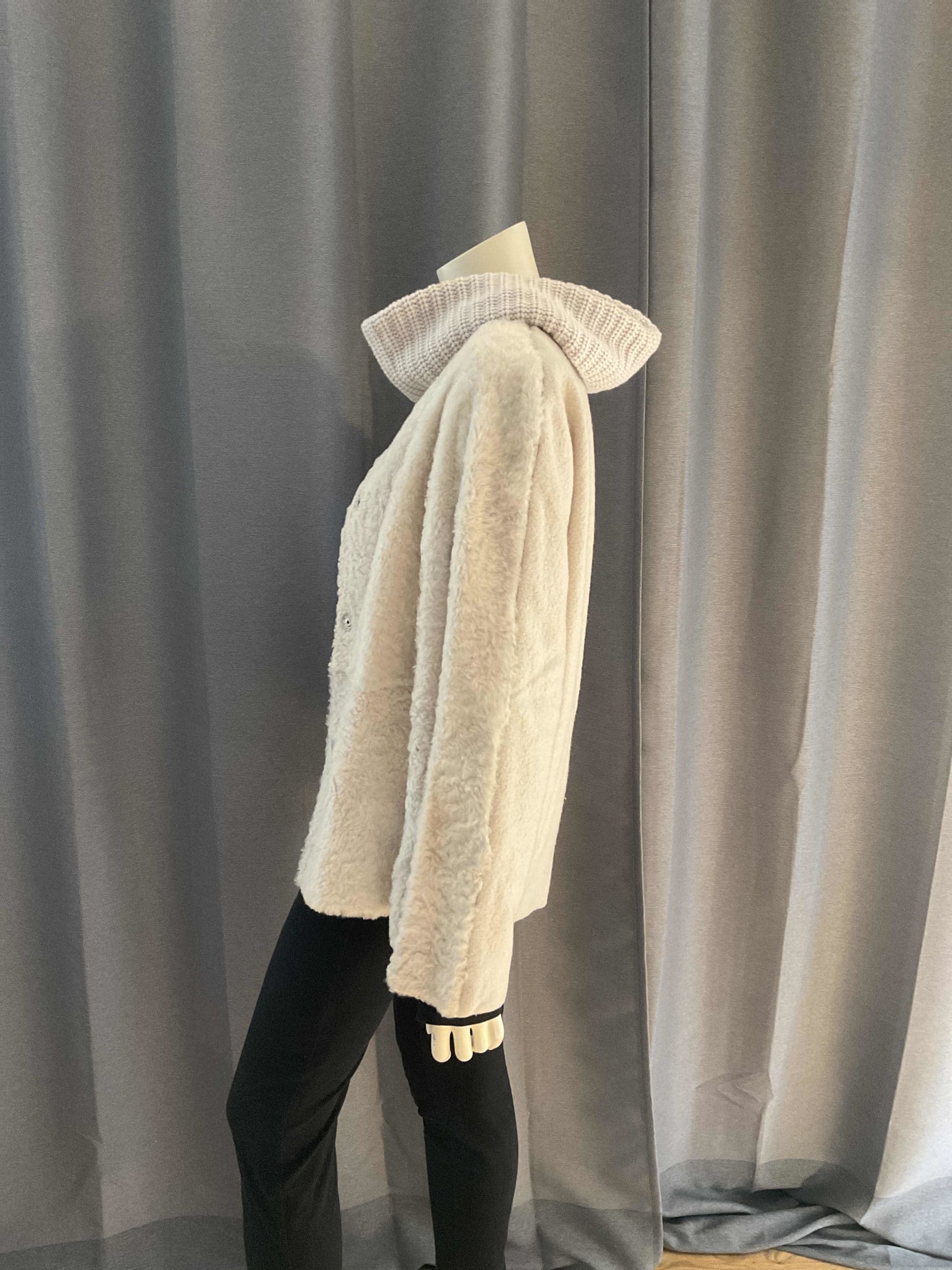 Manteau en mouton crème S/M