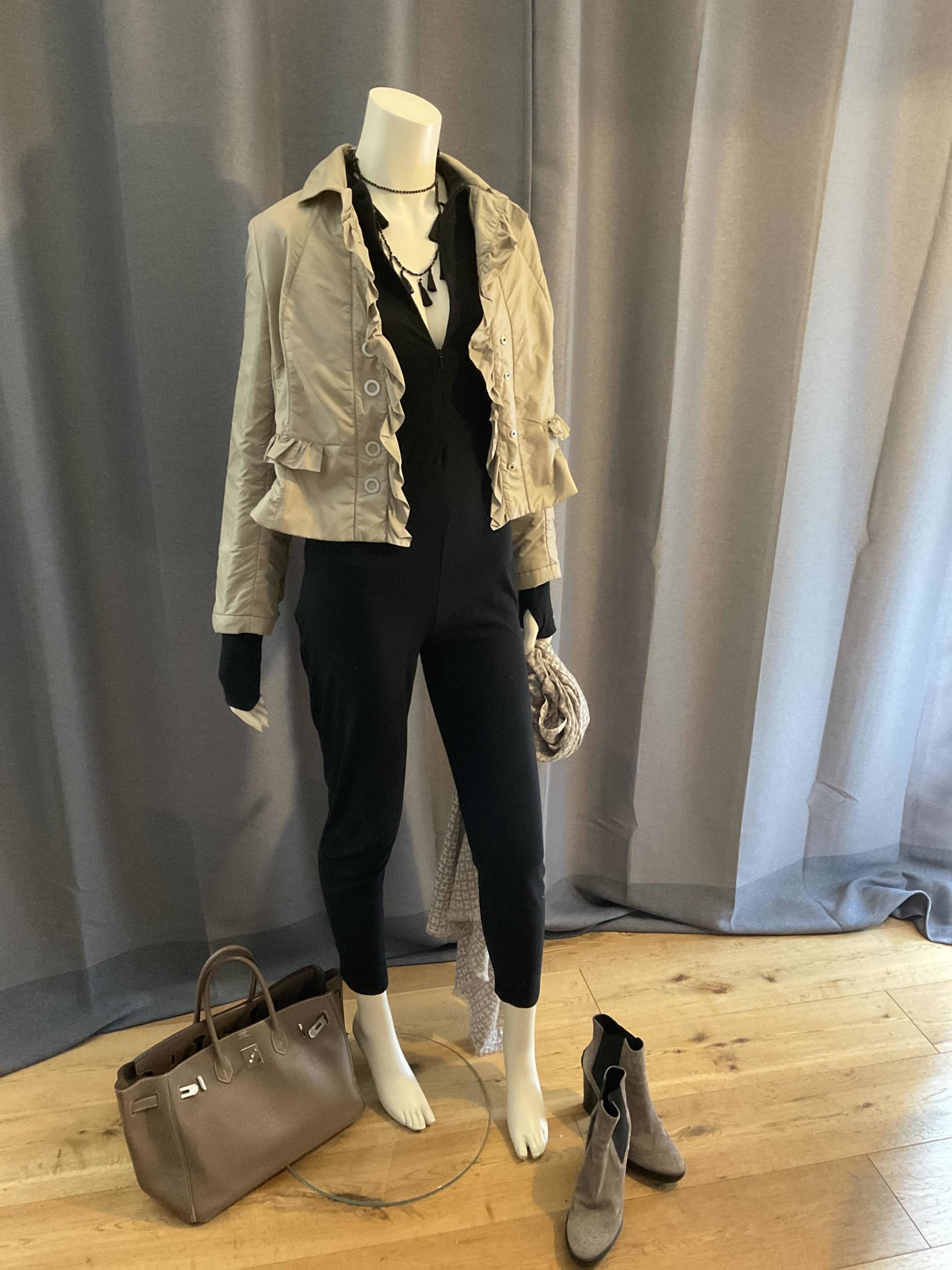 Sous veste beige S